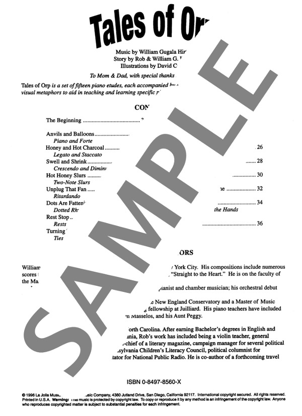 二つの音を一つにするには（タイ） (ウィリアム・ヒルツ) / ピアノソロ 初級 - サンプル譜面 1/3