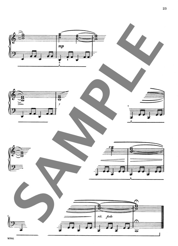 ポリネシアの午後 ~「スタイル・フォー・ピアノ」より (ベティ・コレイ) / ピアノソロ 初〜中級 - サンプル譜面 3/3