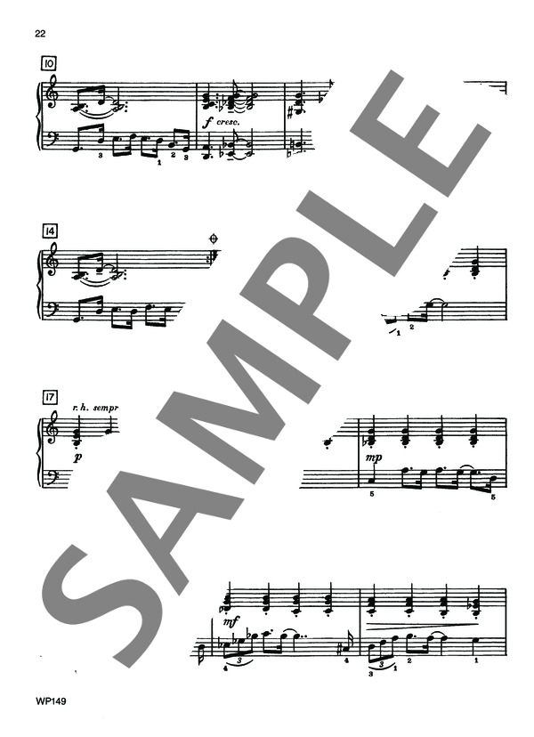 ア・ノーション・フォー・モーション ~「ファスシネイティン・リズム」より (トニー・カラミア) / ピアノソロ 中級 - サンプル譜面 3/4