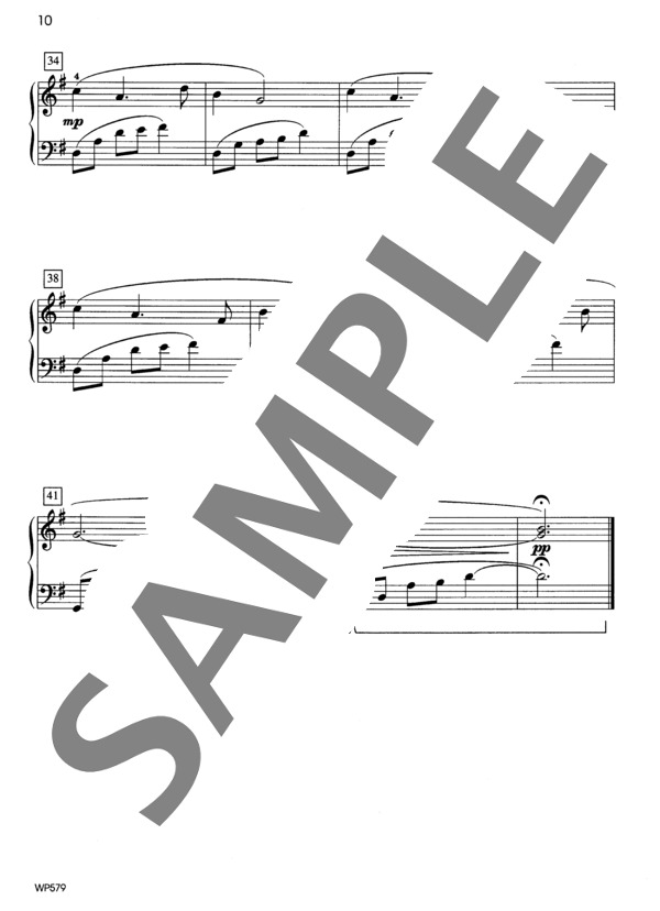 セゴユリ ~「キャニオン・カントリー」より (アン・バイズ) / ピアノソロ 初〜中級 - サンプル譜面 4/4