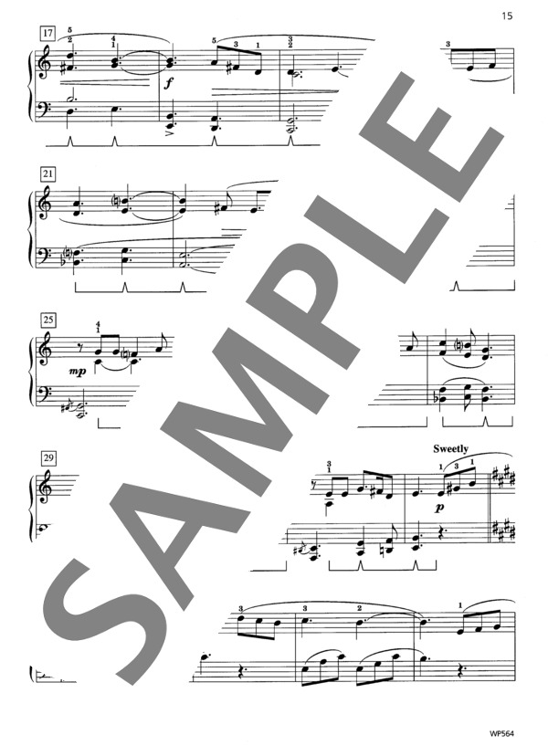 ゲール人のお祝い ~「ゲールの祝祭」より (アン・バイズ) / ピアノソロ 初〜中級 - サンプル譜面 3/5