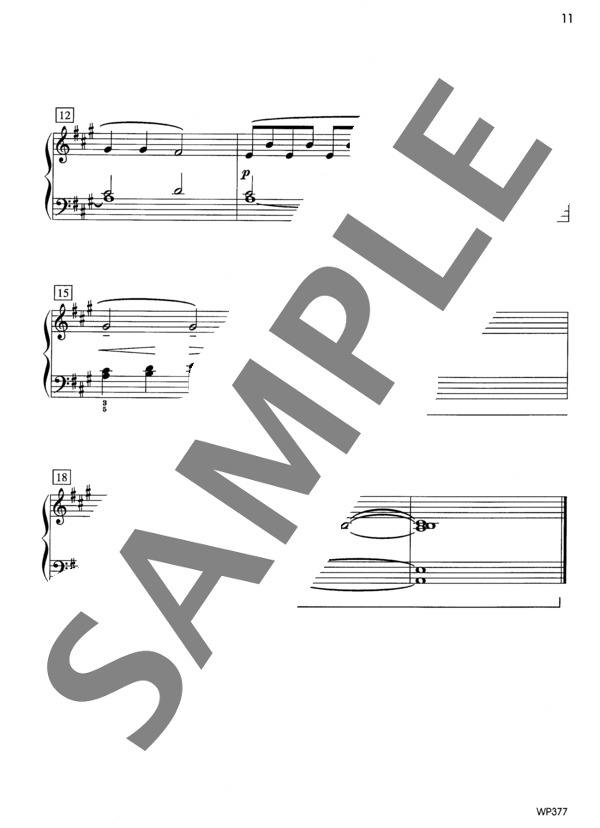 魔法の森 ~「子供の世界 第2巻」より (バーバラ・ベッカー) / ピアノソロ 初〜中級 - サンプル譜面 3/3