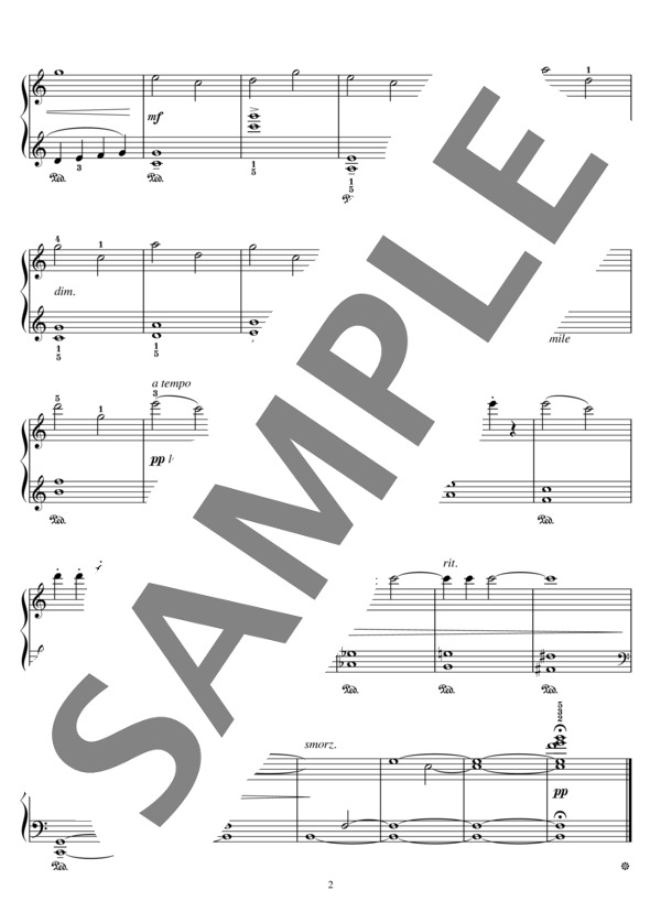 キンコンチャイム ~発表会に長くてかっこいい曲を弾こうシリーズ~ (安倍 美穂) / ピアノソロ 初〜中級 - サンプル譜面 3/3