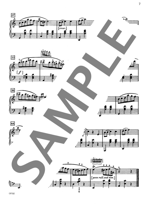 ワルツ 第19番 イ短調（遺作） (フレデリック・ショパン) / ピアノソロ 初〜中級 - サンプル譜面 3/3