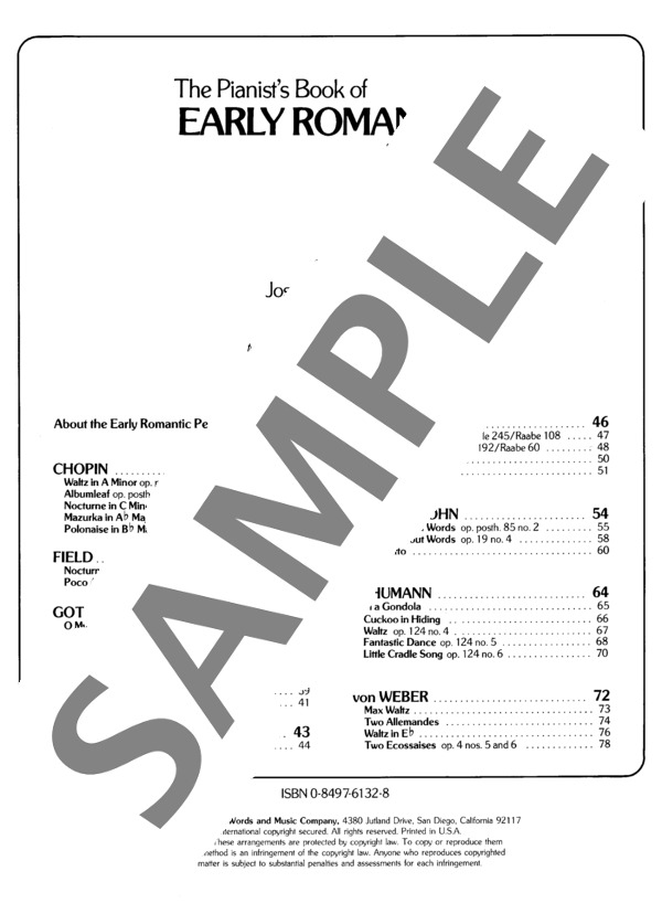 子供のためのアルバム Op. 68(WoO. 30) より かくれているカッコウ (ロベルト・シューマン) / ピアノソロ 初〜中級 - サンプル譜面 1/2