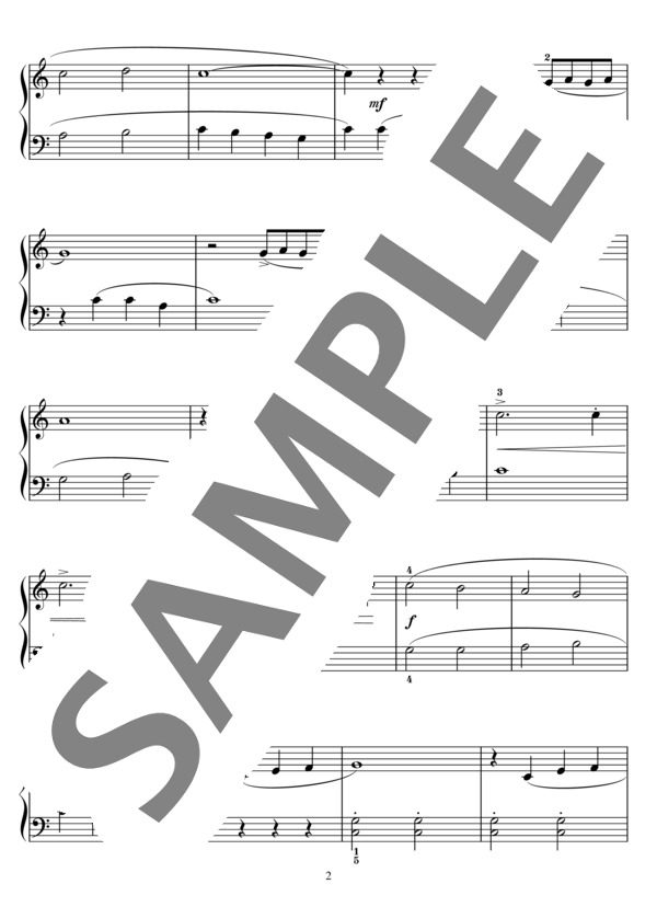 聖者の行進 ~発表会に長くてかっこいい曲を弾こうシリーズ~ (安倍 美穂) / ピアノソロ 初〜中級 - サンプル譜面 3/4