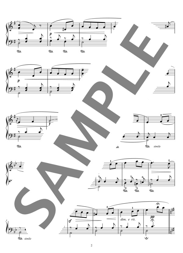 愛のあいさつ ~発表会に長くてかっこいい曲を弾こうシリーズ~ (安倍 美穂) / ピアノソロ 中級 - サンプル譜面 3/5