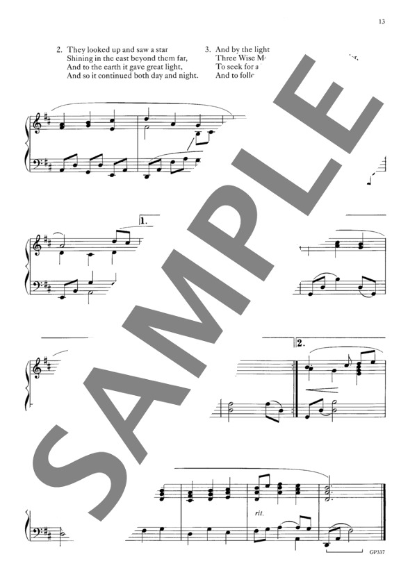 多喜靖美選曲 ロシェロール・クリスマス・セット (オーギニー・ロシェロール) / ピアノソロ 中級 - サンプル譜面 5/5