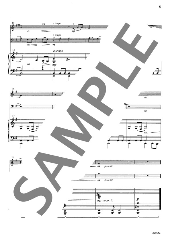 多喜靖美選曲 室内楽とソロで弾くロシェロール (オーギニー・ロシェロール) / ピアノソロ 中級 - サンプル譜面 5/5