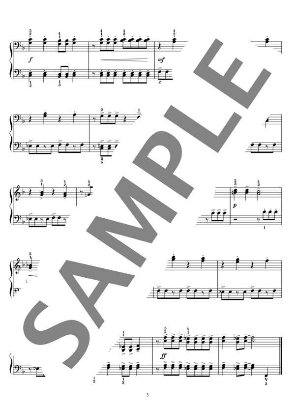 キラキラ星で踊ろう ~発表会に長くてかっこいい曲を弾こうシリーズ~ (安倍 美穂) / ピアノソロ 初〜中級 - サンプル譜面 4/4