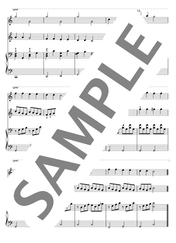 安倍美穂編曲 きらきら星(6手) ~発表会に長くてかっこいい曲を弾こうシリーズ~ (フランス民謡) / ピアノ1台6手 初〜中級 - サンプル譜面 3/3