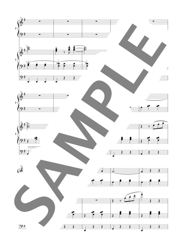 松丸弘子編曲 小さな妖精のワルツ ~はじめて出会うコンチェルト~ (ジャン・ルイ・ゴバールツ) / アンサンブルピアノ＋他楽器 初〜中級 - サンプル譜面 3/5