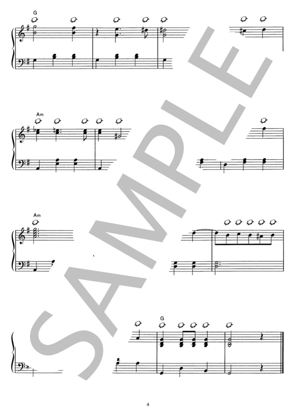 メリーウィドゥワルツ (フランツ・レハール) / ピアノソロ その他 - サンプル譜面 4/4