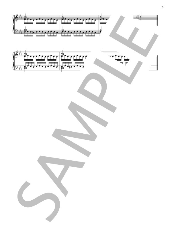 Recreation (Piano Exercises 1) (駒木 義彦) / ピアノソロ その他 - サンプル譜面 5/5