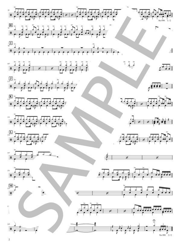 楽譜】No.999 / go!go!vanillas (ドラム / 中級) - Piascore 楽譜ストア