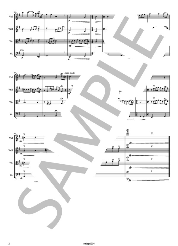 「トゥーランドット」より「誰も寝てはならぬ」 / プッチーニ (ジャコモ・プッチーニ) / 全て 中級 - サンプル譜面 2/5