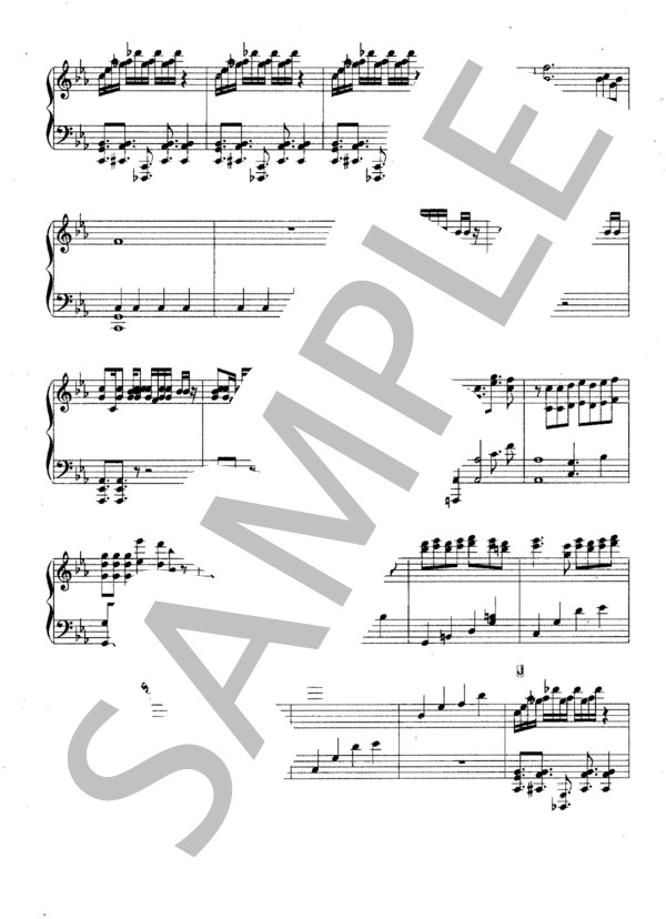 最終宣告 (まふまふ) / ピアノソロ 中級 - サンプル譜面 4/5