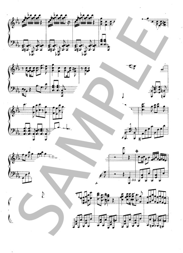 最終宣告 (まふまふ) / ピアノソロ 中級 - サンプル譜面 5/5