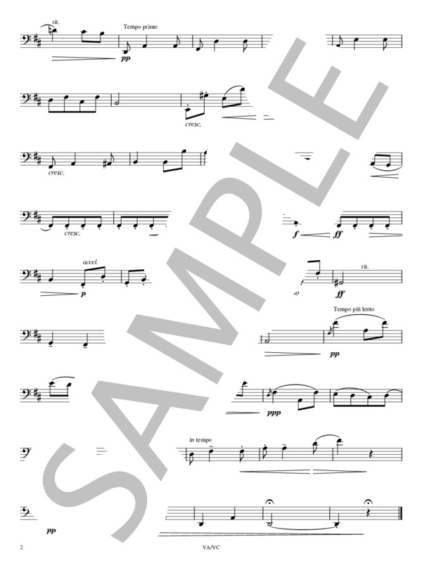 愛の挨拶 (エドワード・エルガー) / チェロ 中級 - サンプル譜面 4/4