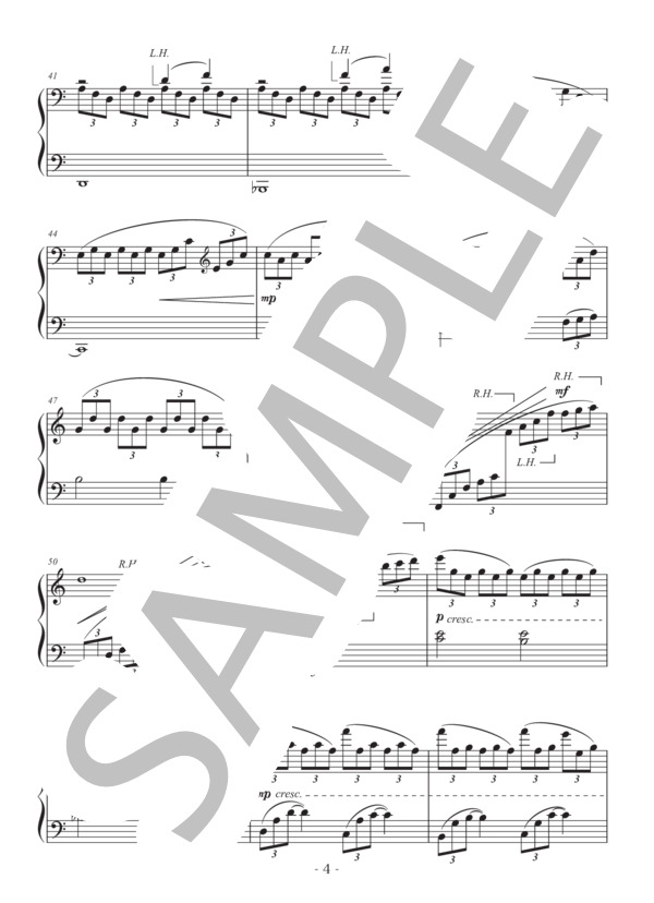 My Wish (富貴 晴美) / ピアノソロ 初〜中級 - サンプル譜面 4/5