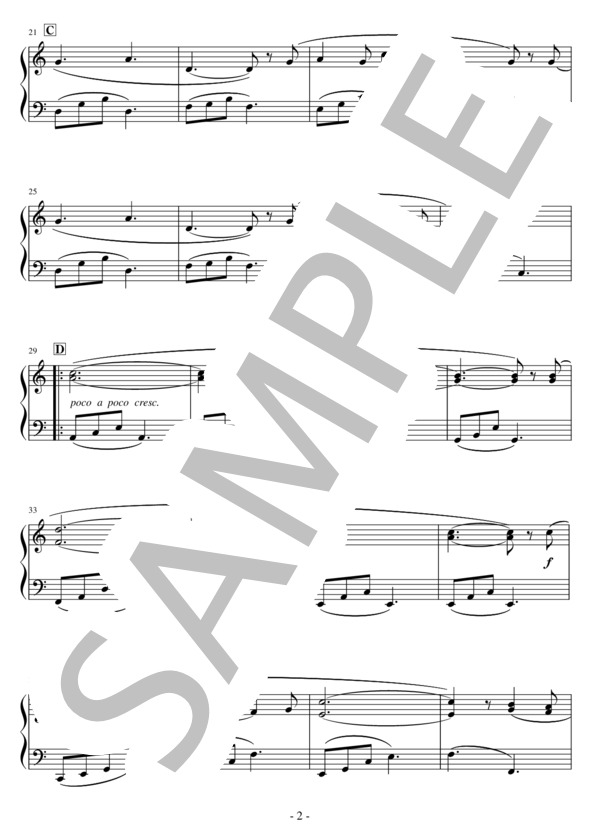 Easy Piano for Christmas ③ 3・6拍子曲集 (ジョン・ヘンリー・ホプキンス) / ピアノソロ 初〜中級 - サンプル譜面 5/5