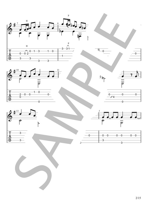 楽譜】StaRt / Mrs. GREEN APPLE (ギターソロ / 中級) - Piascore 楽譜
