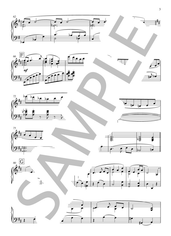 「ソナチネ第一番-Sonatine No.1-」 彦坂恭人 (彦坂 恭人) / ピアノソロ 中〜上級 - サンプル譜面 3/4