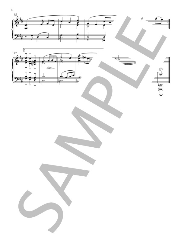 「ソナチネ第一番-Sonatine No.1-」 彦坂恭人 (彦坂 恭人) / ピアノソロ 中〜上級 - サンプル譜面 4/4