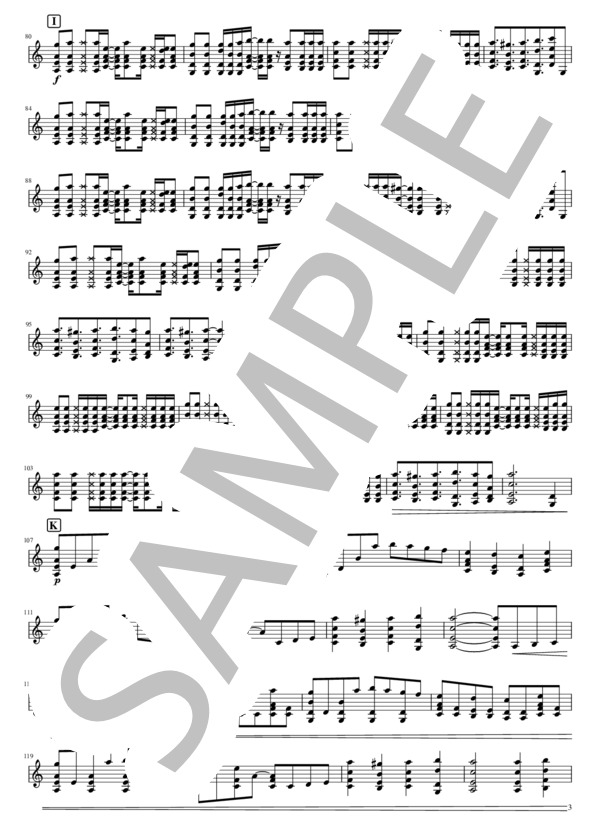 月夜見エトワール for Mandolin solo (吉田 大将) / マンドリン 上級 - サンプル譜面 3/4