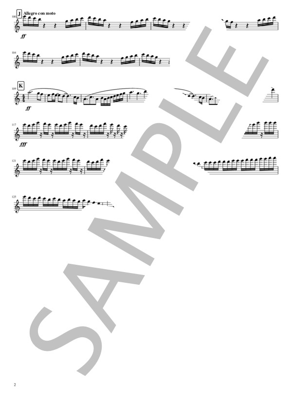 Astro Notes Prolog for Mandolin Duo (吉田 大将) / マンドリン 上級 - サンプル譜面 5/5