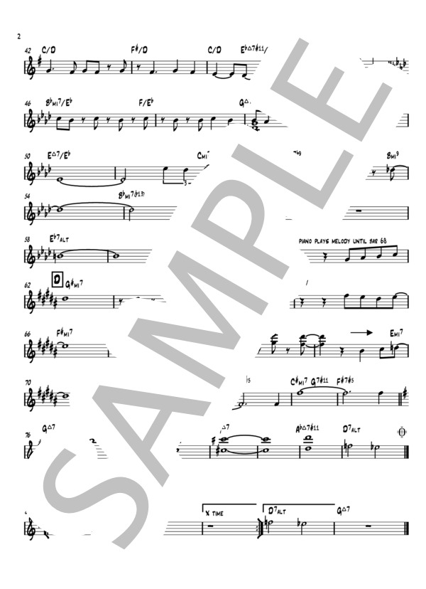 THE LURE (Eishin Nose) / ピアノソロ 中〜上級 - サンプル譜面 2/2