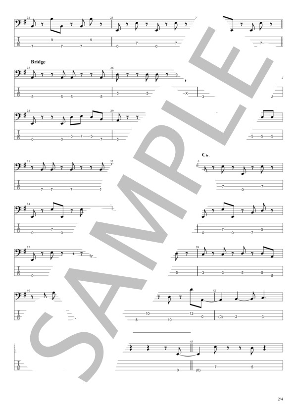 楽譜】十戒 / 中森 明菜 (エレキベース / 初〜中級) - Piascore 楽譜ストア