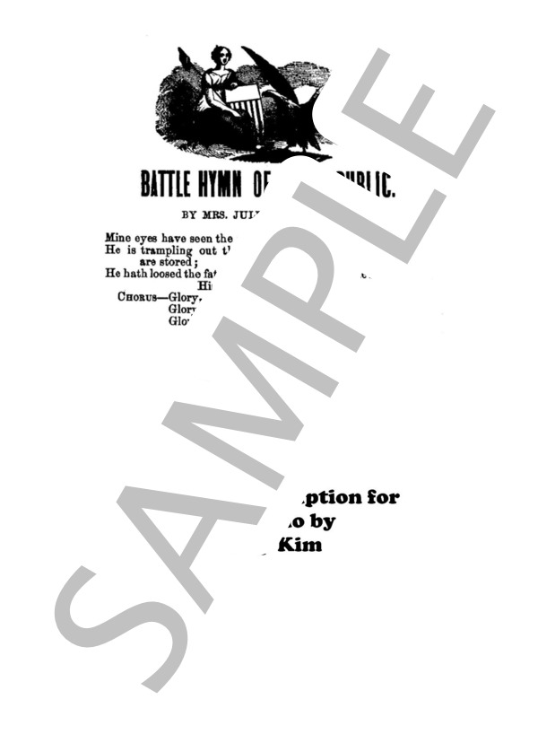 Battle Hymn Of The Republic ( リパブリック讃歌） (キム フィリップ) / ピアノソロ 上級 - サンプル譜面 1/5
