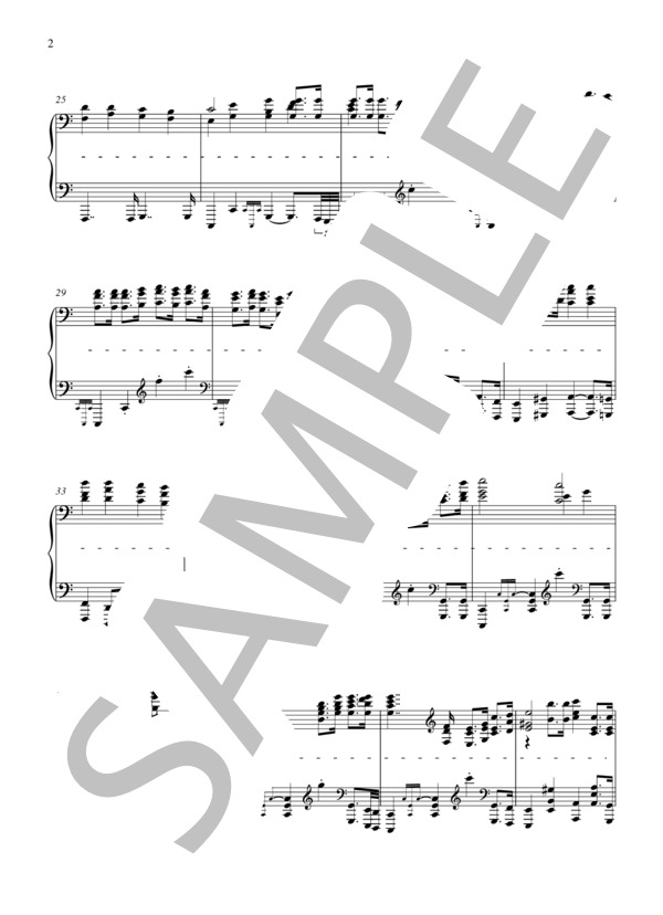 Battle Hymn Of The Republic ( リパブリック讃歌） (キム フィリップ) / ピアノソロ 上級 - サンプル譜面 3/5