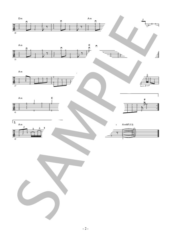 楽譜】銀座の恋の物語 / 石原 裕次郎 (ギター弾き語り / 中〜上級