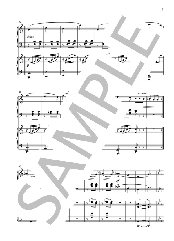 楽譜】2台のピアノによるブルグミュラー25の練習曲Op. 100 バラード