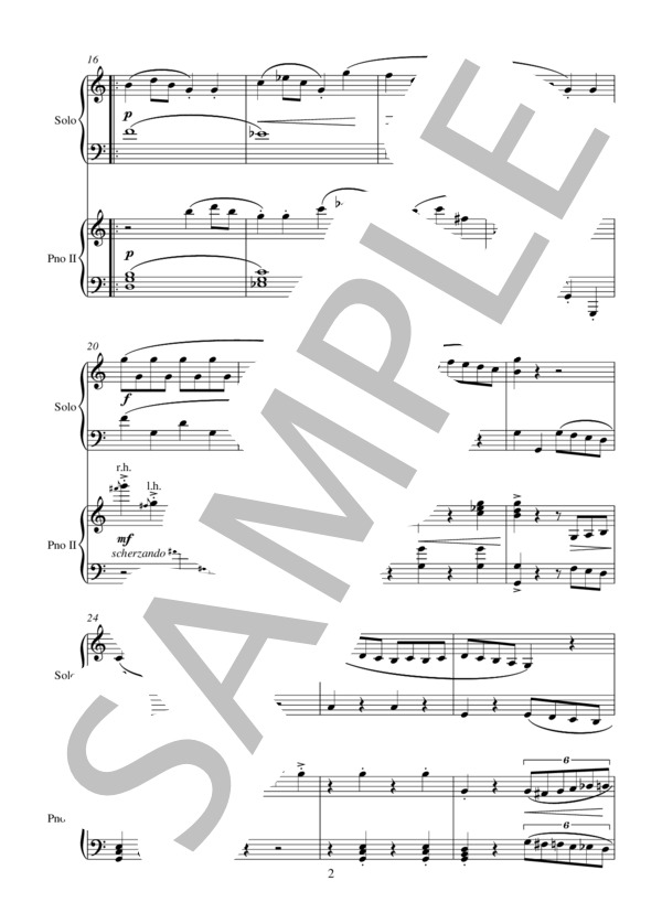 2台のピアノによるムツィオ・クレメンティ ソナチネ Op. 36 No. 1 全楽章 / ピアノ2台4手 中級 - サンプル譜面 3/5