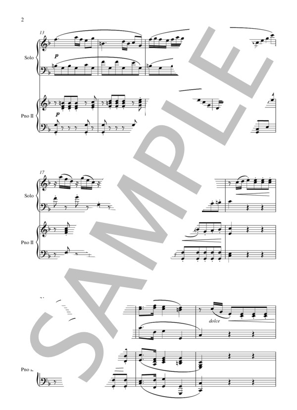 2台のピアノによるムツィオ・クレメンティ ソナチネ Op. 36 No. 4 全楽章 / ピアノ2台4手 中級 - サンプル譜面 3/5