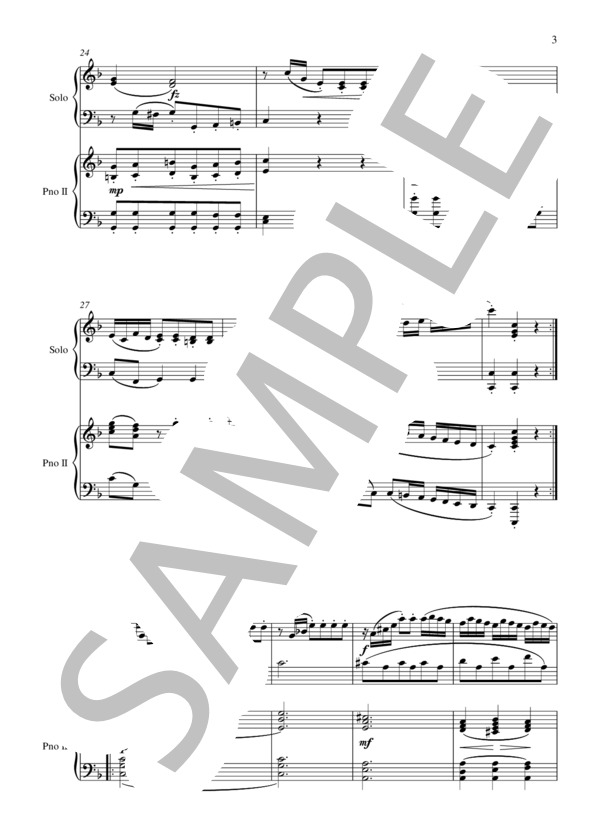 2台のピアノによるムツィオ・クレメンティ ソナチネ Op. 36 No. 4 全楽章 / ピアノ2台4手 中級 - サンプル譜面 4/5