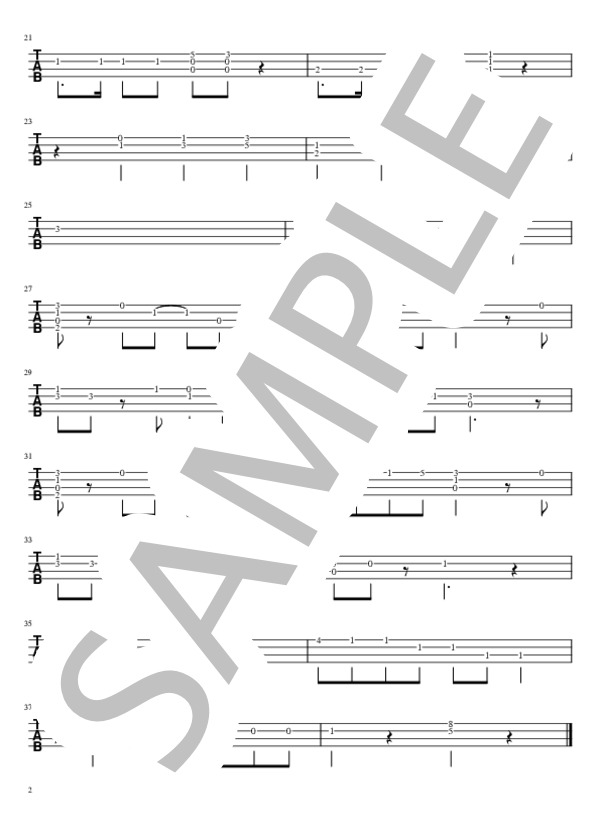 崖の上のポニョ (久石 譲) / ウクレレソロ 初級 - サンプル譜面 2/2