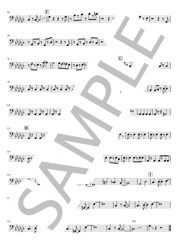 Get a Feel (星野 源) / エレキベース 中級 - サンプル譜面 2/2