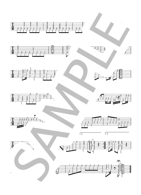 サイレントマジョリティー  /  欅坂46 (バグベア) / ギターソロ 中〜上級 - サンプル譜面 3/3