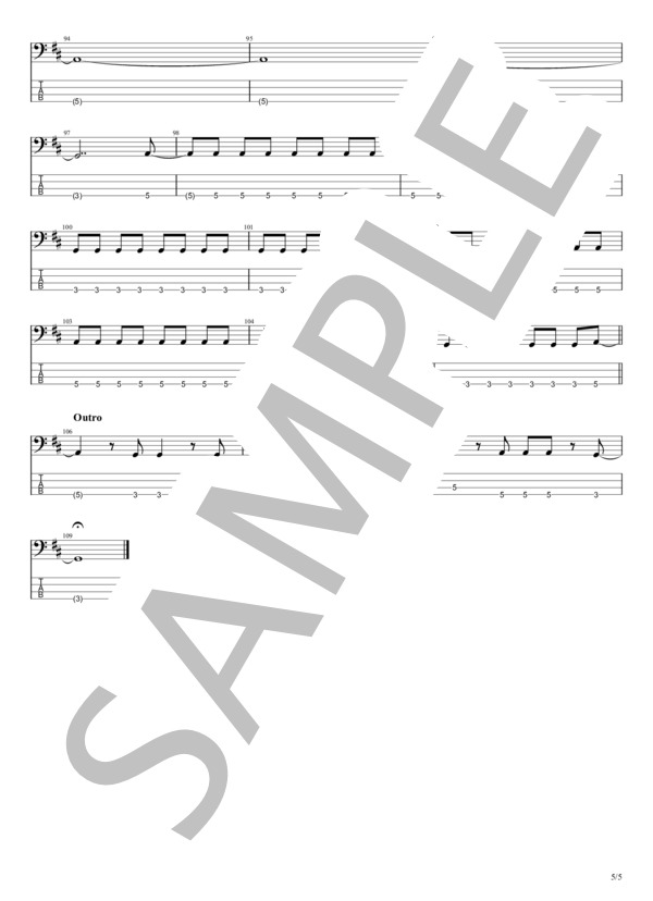 楽譜】ハチミツ / スピッツ (エレキベース / 初〜中級) - Piascore