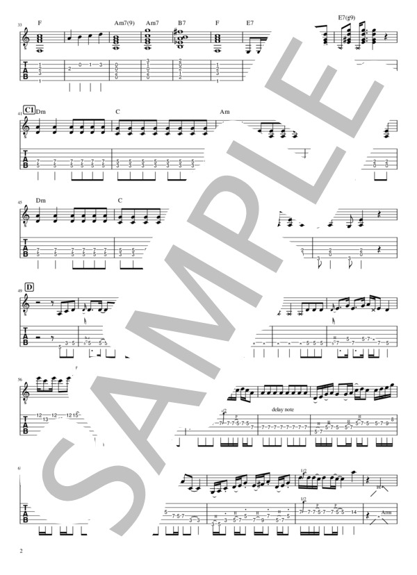 楽譜】BAD FEELING / BOOWY (エレキギター / 中級) - Piascore 楽譜ストア