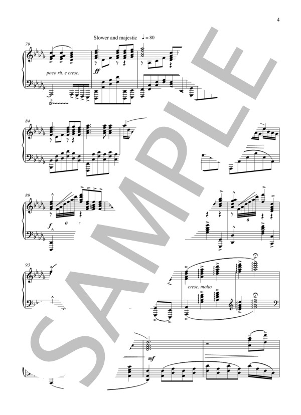 キリストには変えられません (Kim Philip) / ピアノソロ 上級 - サンプル譜面 5/5