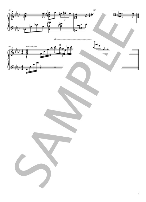 楽譜】MEMORY OF SMILE / 大野 雄二 (ピアノソロ / 中〜上級