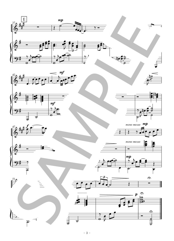 美女と野獣（トランペット独奏） (ピーボ・ブライソン) / 初〜中級 - サンプル譜面 3/4