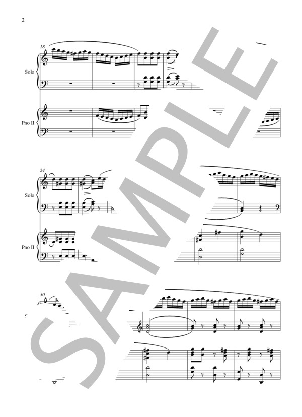 2台のピアノによるクーラウ  ソナチネ Op. 20 No. 1 第3楽章 (フリードリヒ・クーラウ) / ピアノ2台4手 中級 - サンプル譜面 3/5