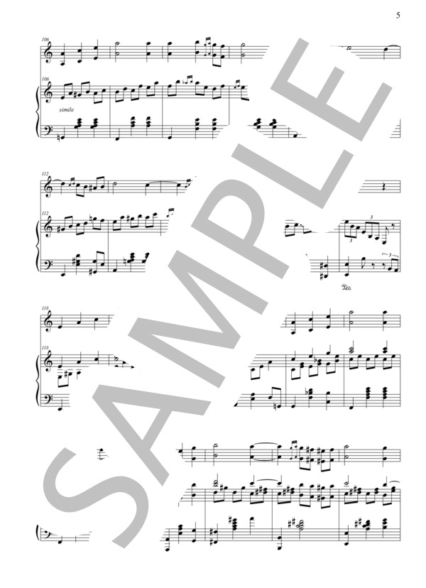 人生のメリーゴーランド (久石 譲) / ピアノソロ 上級 - サンプル譜面 5/5