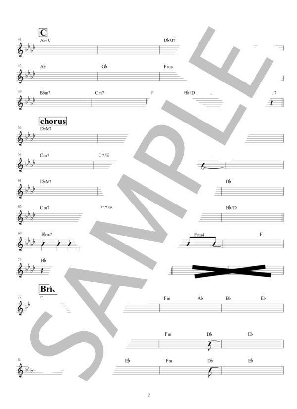 Rising Hope (LiSA) / その他 中級 - サンプル譜面 2/5